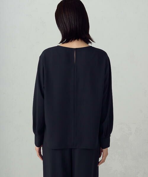 COMME CA ISM / コムサイズム シャツ・ブラウス | 【セットアップ対応】ポリエステルツイル パールボタンブラウス | 詳細28