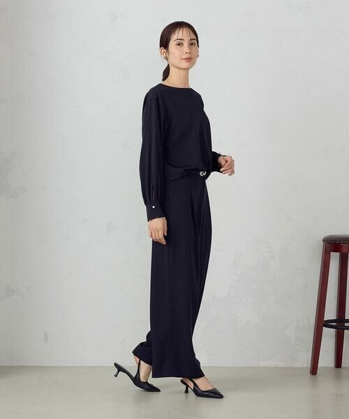 COMME CA ISM / コムサイズム シャツ・ブラウス | 【セットアップ対応】ポリエステルツイル パールボタンブラウス | 詳細7