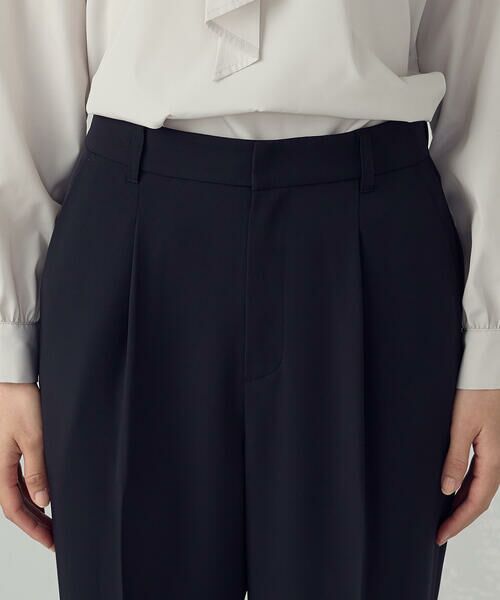 COMME CA ISM / コムサイズム その他パンツ | 【宮城舞さん着用】【セットアップ対応】ポリエステルツイル　テーパードパンツ | 詳細24
