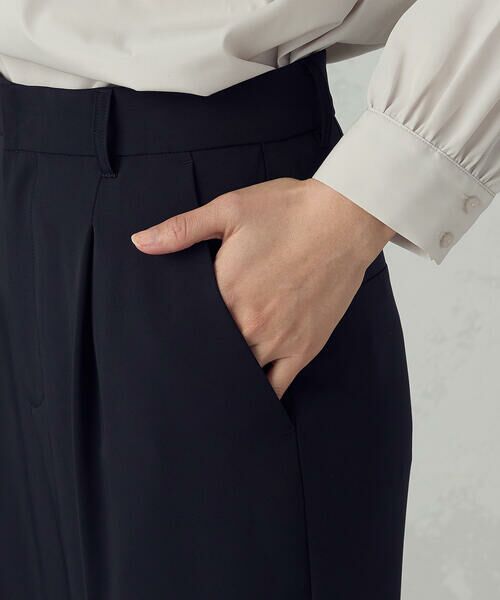 COMME CA ISM / コムサイズム その他パンツ | 【宮城舞さん着用】【セットアップ対応】ポリエステルツイル　テーパードパンツ | 詳細25