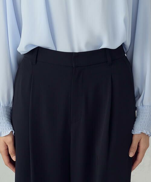COMME CA ISM / コムサイズム その他パンツ | 【セットアップ対応】ポリエステルツイル タックワイドパンツ | 詳細26