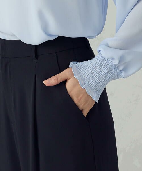 COMME CA ISM / コムサイズム その他パンツ | 【セットアップ対応】ポリエステルツイル タックワイドパンツ | 詳細27