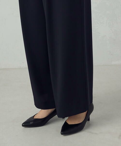 COMME CA ISM / コムサイズム その他パンツ | 【宮城舞さん着用】【セットアップ対応】ポリエステルツイル タックワイドパンツ | 詳細29