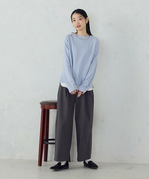 COMME CA ISM / コムサイズム その他パンツ | ソフトカービーワイドパンツ | 詳細2