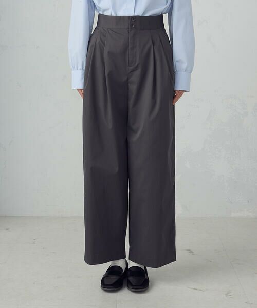 COMME CA ISM / コムサイズム その他パンツ | ソフトカービーワイドパンツ | 詳細6