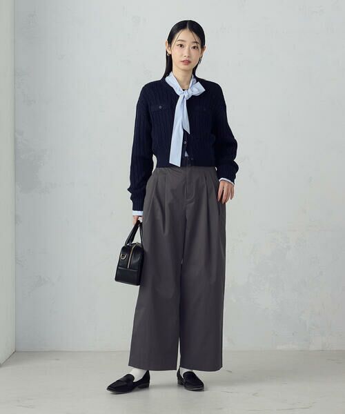 COMME CA ISM / コムサイズム その他パンツ | ソフトカービーワイドパンツ | 詳細3