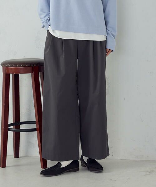 COMME CA ISM / コムサイズム その他パンツ | ソフトカービーワイドパンツ | 詳細4
