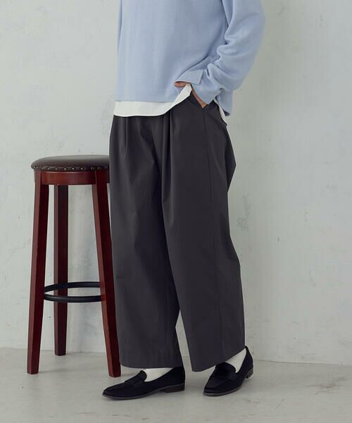 COMME CA ISM / コムサイズム その他パンツ | ソフトカービーワイドパンツ | 詳細5