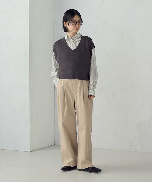 COMME CA ISM / コムサイズム その他パンツ | ソフトカービーワイドパンツ | 詳細19