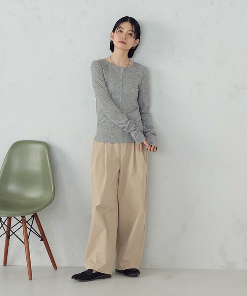 COMME CA ISM / コムサイズム その他パンツ | ソフトカービーワイドパンツ | 詳細17