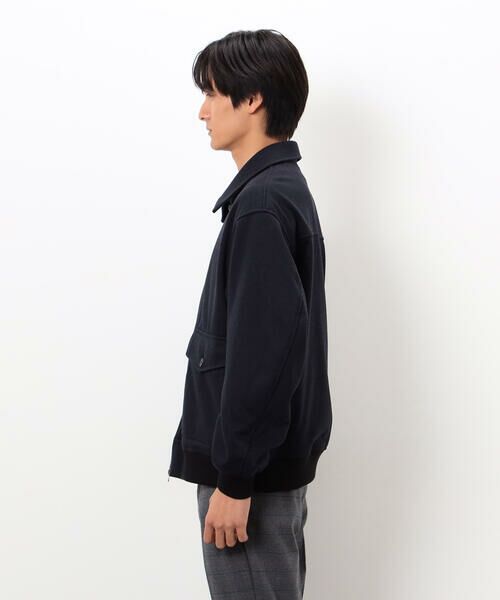 COMME CA ISM / コムサイズム ブルゾン | ジャージー ツイード ジップブルゾン | 詳細12