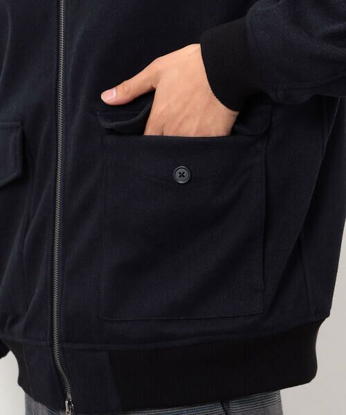 COMME CA ISM / コムサイズム ブルゾン | ジャージー ツイード ジップブルゾン | 詳細16
