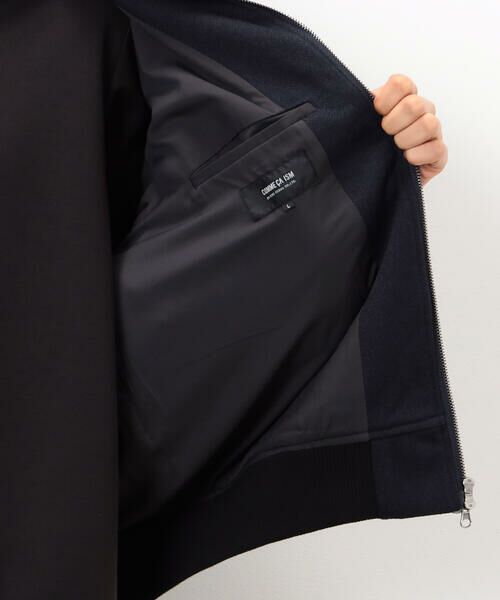 COMME CA ISM / コムサイズム ブルゾン | ジャージー ツイード ジップブルゾン | 詳細19