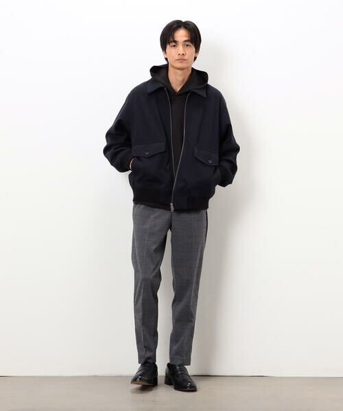 COMME CA ISM / コムサイズム ブルゾン | ジャージー ツイード ジップブルゾン | 詳細6