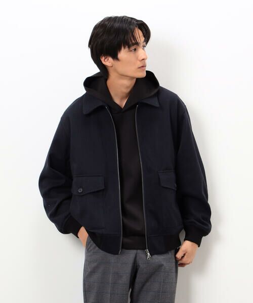 COMME CA ISM / コムサイズム ブルゾン | ジャージー ツイード ジップブルゾン | 詳細8