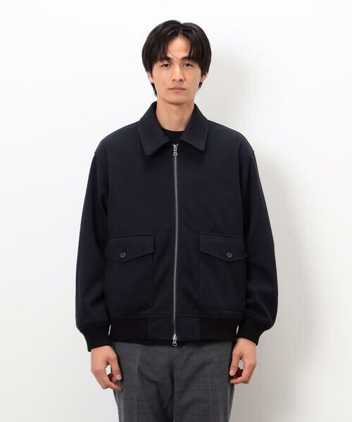 COMME CA ISM / コムサイズム ブルゾン | ジャージー ツイード ジップブルゾン | 詳細10