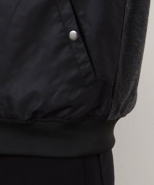 COMME CA ISM / コムサイズム ブルゾン | パッチワーク ツイード MA-1ブルゾン | 詳細13