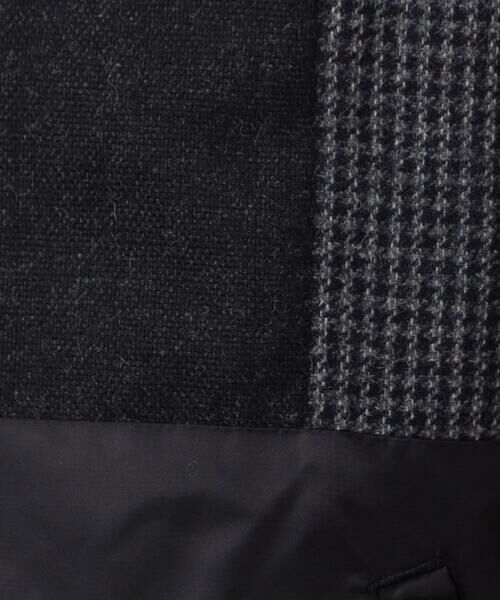 COMME CA ISM / コムサイズム ブルゾン | パッチワーク ツイード MA-1ブルゾン | 詳細16