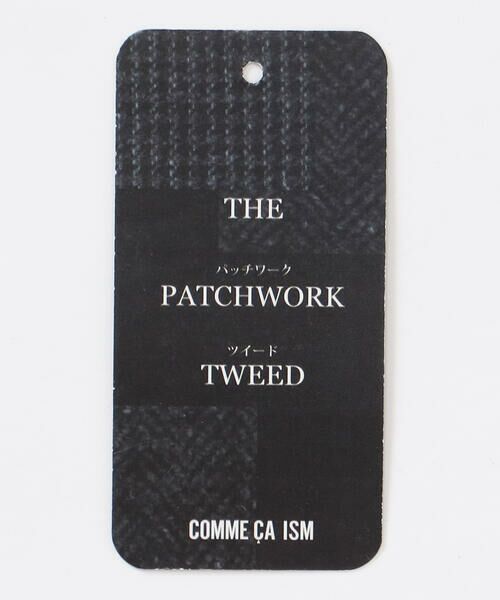 COMME CA ISM / コムサイズム ブルゾン | パッチワーク ツイード MA-1ブルゾン | 詳細17