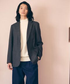 COMME CA ISM / コムサイズム テーラードジャケット | 【セットアップ対応】ジャージー ツイード テーラードジャケット