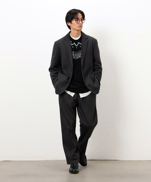 COMME CA ISM / コムサイズム テーラードジャケット | 【セットアップ対応】ジャージー ツイード テーラードジャケット | 詳細2