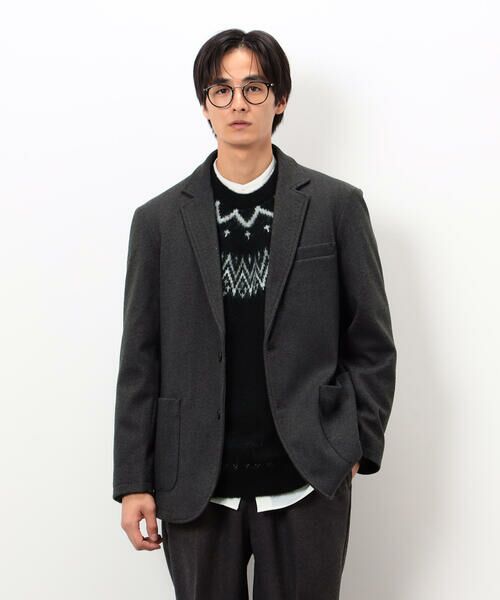 COMME CA ISM / コムサイズム テーラードジャケット | 【セットアップ対応】ジャージー ツイード テーラードジャケット | 詳細4