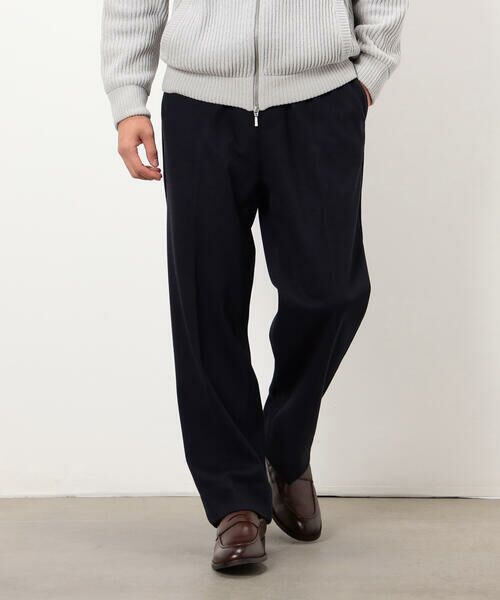 COMME CA ISM / コムサイズム その他パンツ | 【セットアップ対応】ジャージー ツイード リラックス ワイドパンツ | 詳細11