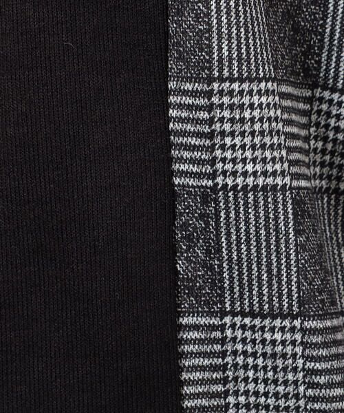 COMME CA ISM / コムサイズム カットソー | 裏起毛 チェック プルオーバー | 詳細5