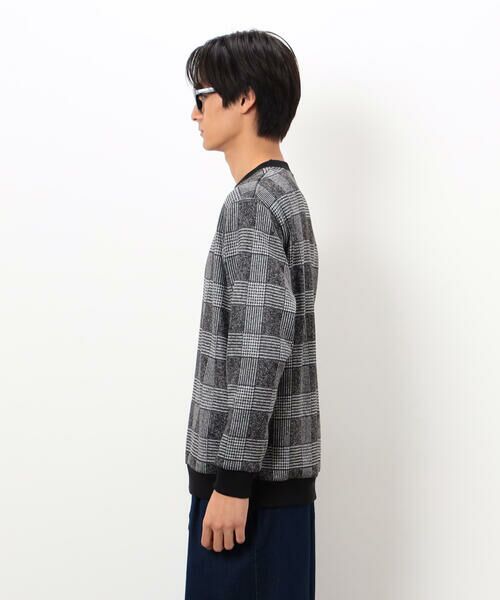 COMME CA ISM / コムサイズム カットソー | 裏起毛 チェック プルオーバー | 詳細11