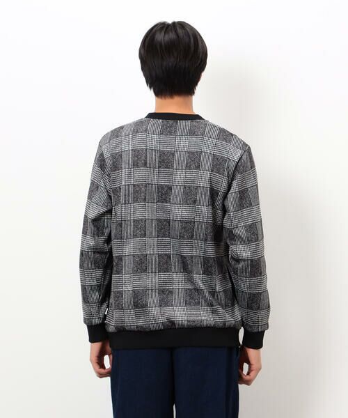 COMME CA ISM / コムサイズム カットソー | 裏起毛 チェック プルオーバー | 詳細12
