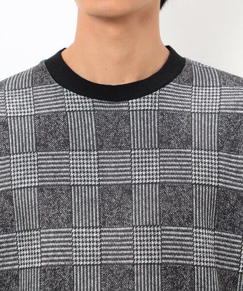 COMME CA ISM / コムサイズム カットソー | 裏起毛 チェック プルオーバー | 詳細13