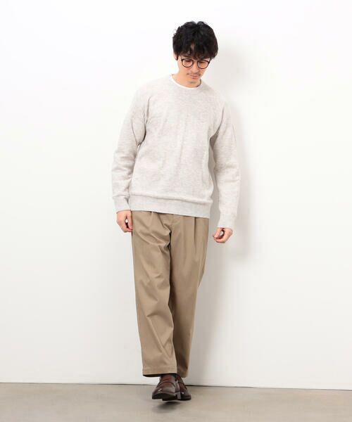 COMME CA ISM / コムサイズム ニット・セーター | エアリーメランジ ガンジーデザインニット | 詳細3