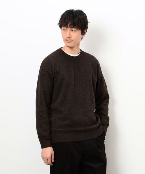 COMME CA ISM / コムサイズム ニット・セーター | エアリーメランジ ガンジーデザインニット | 詳細24