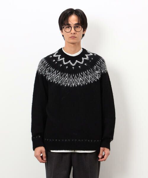COMME CA ISM / コムサイズム ニット・セーター | フェアアイル柄 シャギーニット | 詳細14