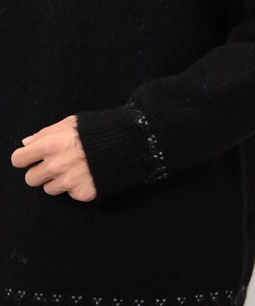 COMME CA ISM / コムサイズム ニット・セーター | フェアアイル柄 シャギーニット | 詳細18