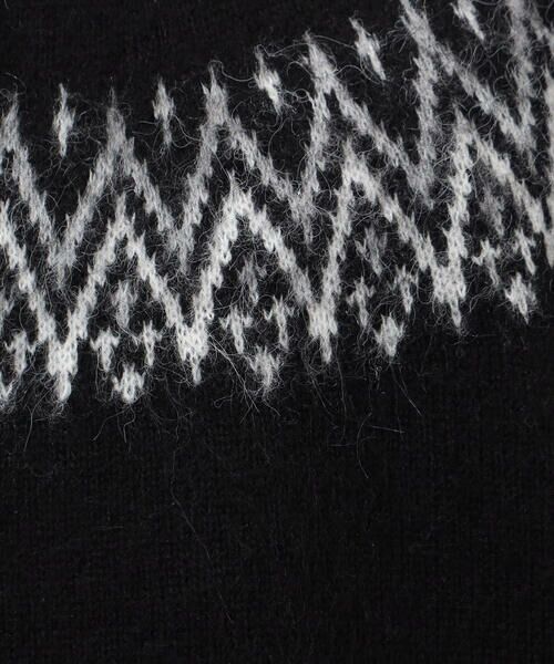 COMME CA ISM / コムサイズム ニット・セーター | フェアアイル柄 シャギーニット | 詳細20