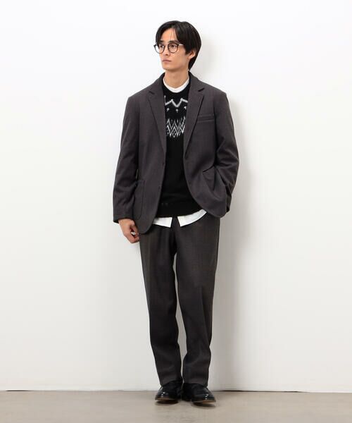 COMME CA ISM / コムサイズム ニット・セーター | フェアアイル柄 シャギーニット | 詳細6