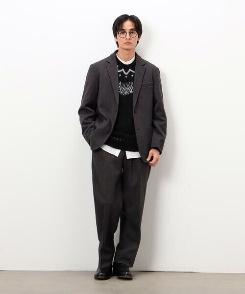 COMME CA ISM / コムサイズム ニット・セーター | フェアアイル柄 シャギーニット | 詳細7