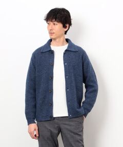 COMME CA ISM / コムサイズム カーディガン・ボレロ | エアリーメランジニット シャツカーディガン