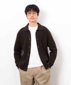 COMME CA ISM / コムサイズム カーディガン・ボレロ | エアリーメランジニット シャツカーディガン