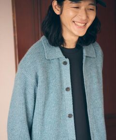 COMME CA ISM / コムサイズム カーディガン・ボレロ | エアリーメランジニット シャツカーディガン