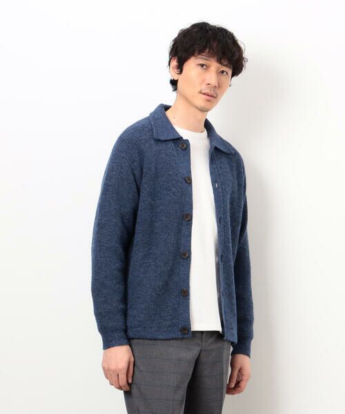 COMME CA ISM / コムサイズム カーディガン・ボレロ | エアリーメランジニット シャツカーディガン | 詳細7