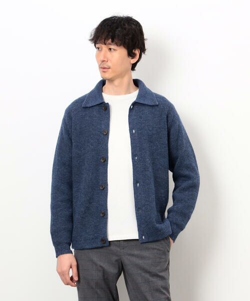 COMME CA ISM / コムサイズム カーディガン・ボレロ | エアリーメランジニット シャツカーディガン | 詳細8