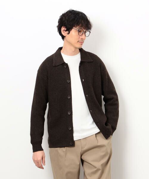 COMME CA ISM / コムサイズム カーディガン・ボレロ | エアリーメランジニット シャツカーディガン | 詳細13