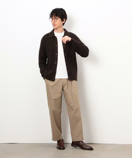 COMME CA ISM / コムサイズム カーディガン・ボレロ | エアリーメランジニット シャツカーディガン | 詳細10