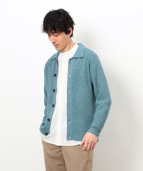 COMME CA ISM / コムサイズム カーディガン・ボレロ | エアリーメランジニット シャツカーディガン | 詳細19