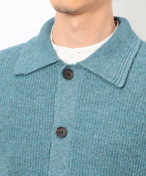 COMME CA ISM / コムサイズム カーディガン・ボレロ | エアリーメランジニット シャツカーディガン | 詳細25