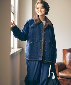 COMME CA ISM / コムサイズム ブルゾン | ボアデニムブルゾン