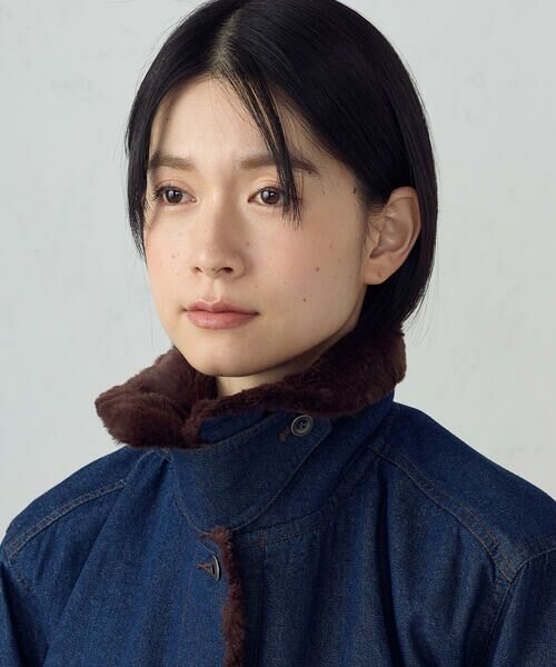 COMME CA ISM / コムサイズム ブルゾン | ボアデニムブルゾン | 詳細11