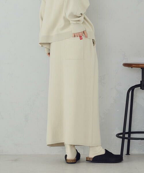 COMME CA ISM / コムサイズム ロング・マキシ丈スカート | ニットナロースカート / セットアップ対応 | 詳細4